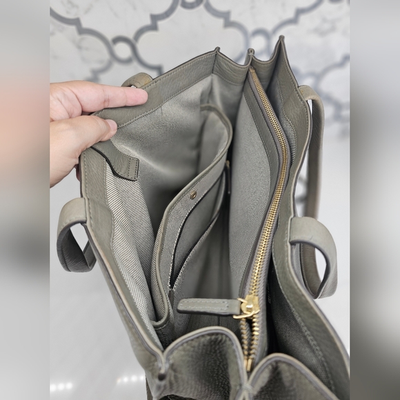 022. Vince Camuto Gray/Green Elvan Tote - Picture 7 of 12